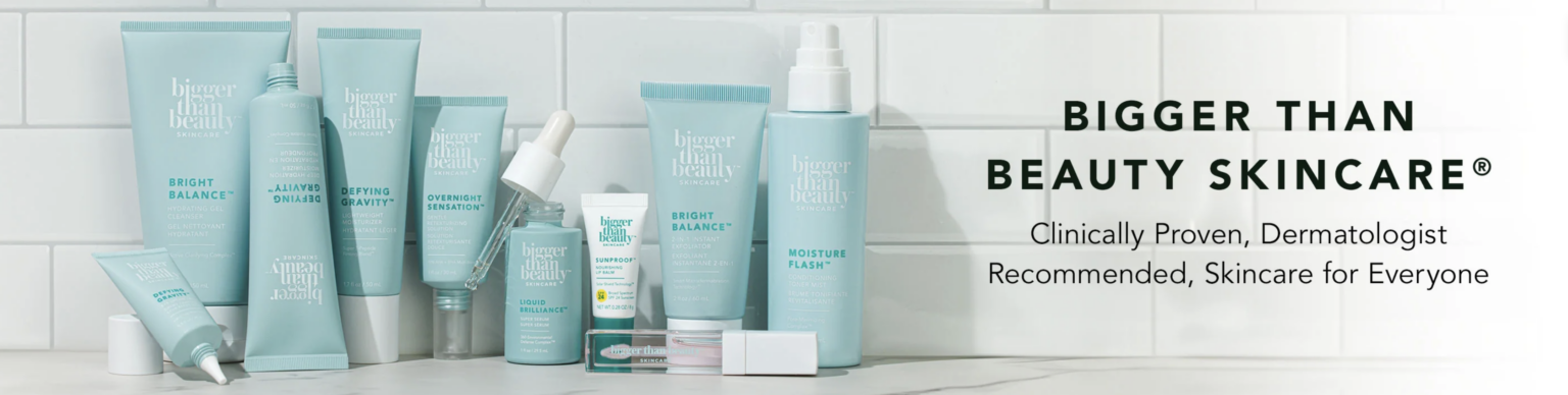 A studio image of 10 Thrive Causemetics products next to each out