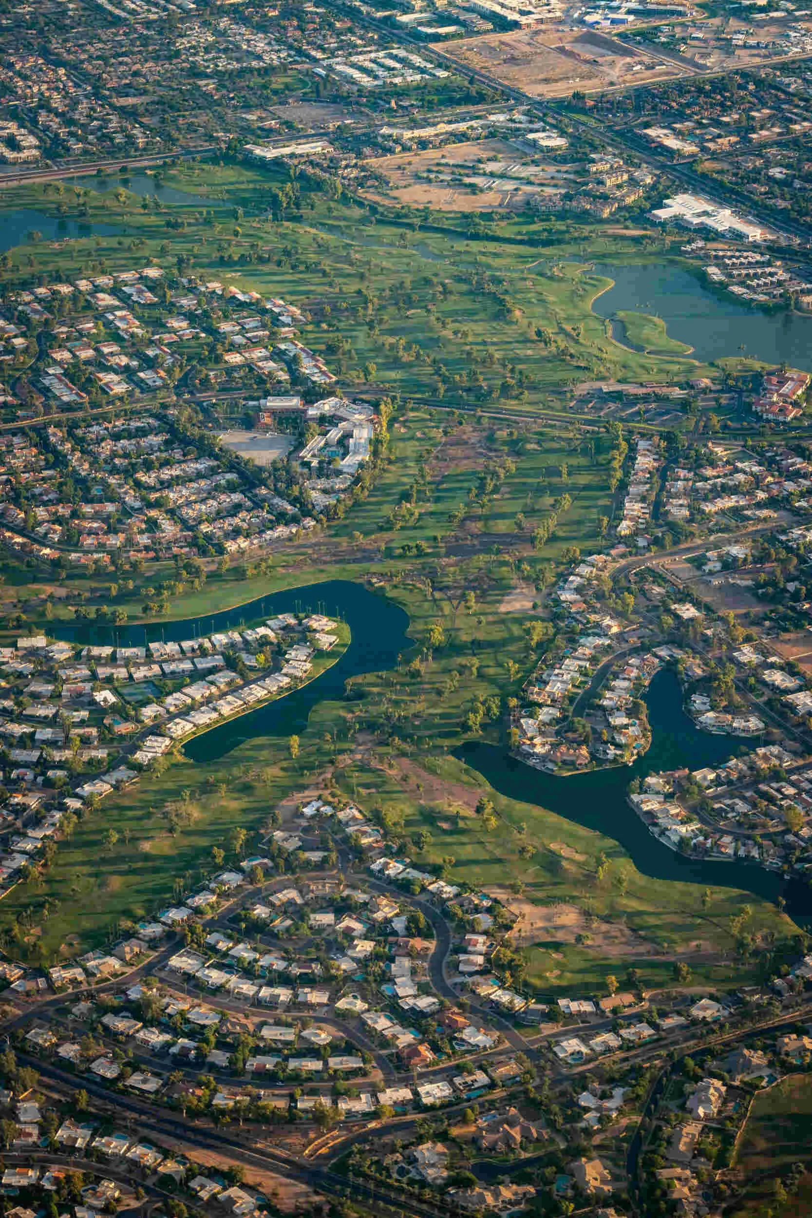 View of phoenix from the sky - executive coach Paradise Valley
