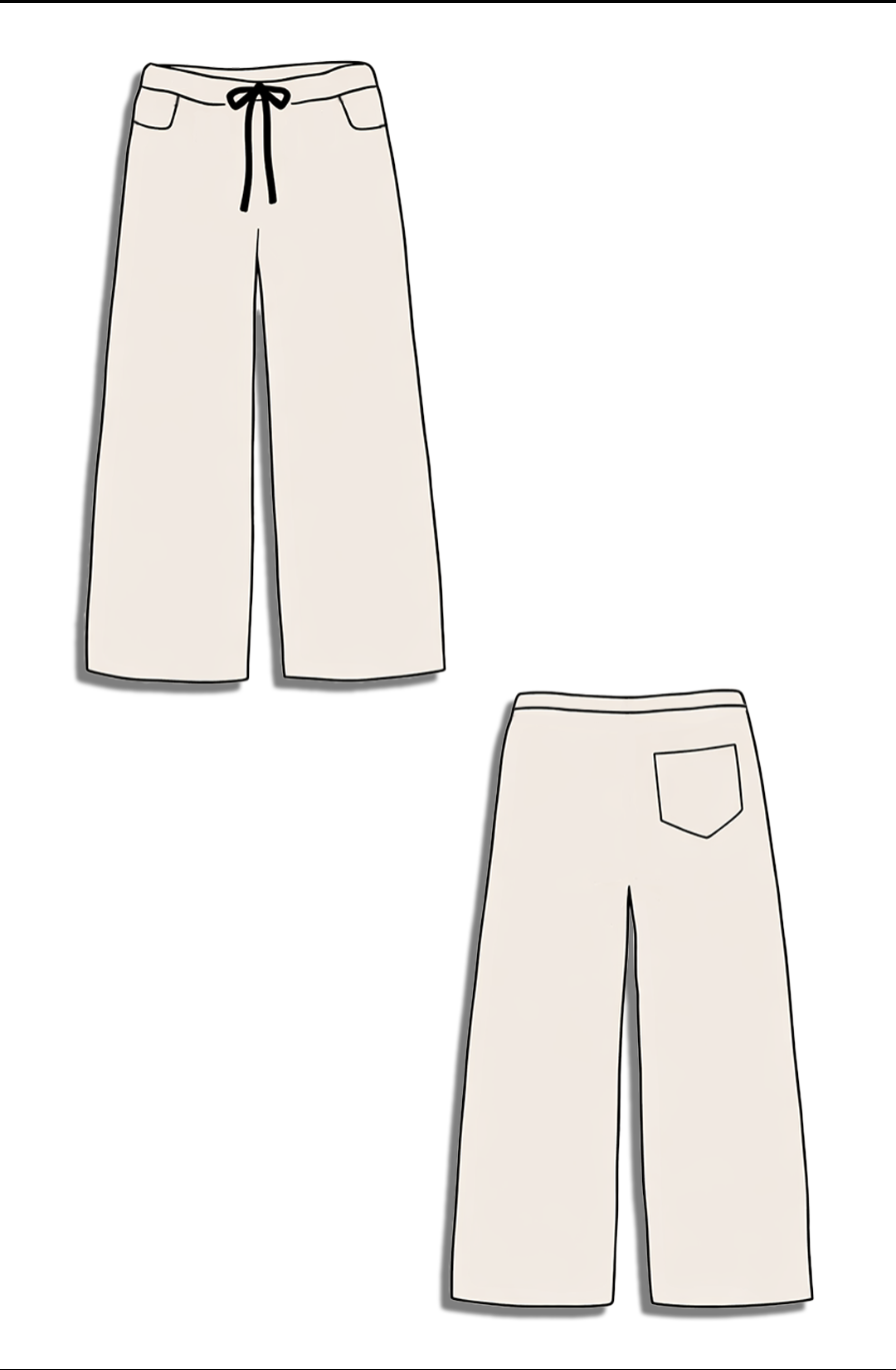 Baggy Pant Pattern - Fast Production, Beginner friendly!