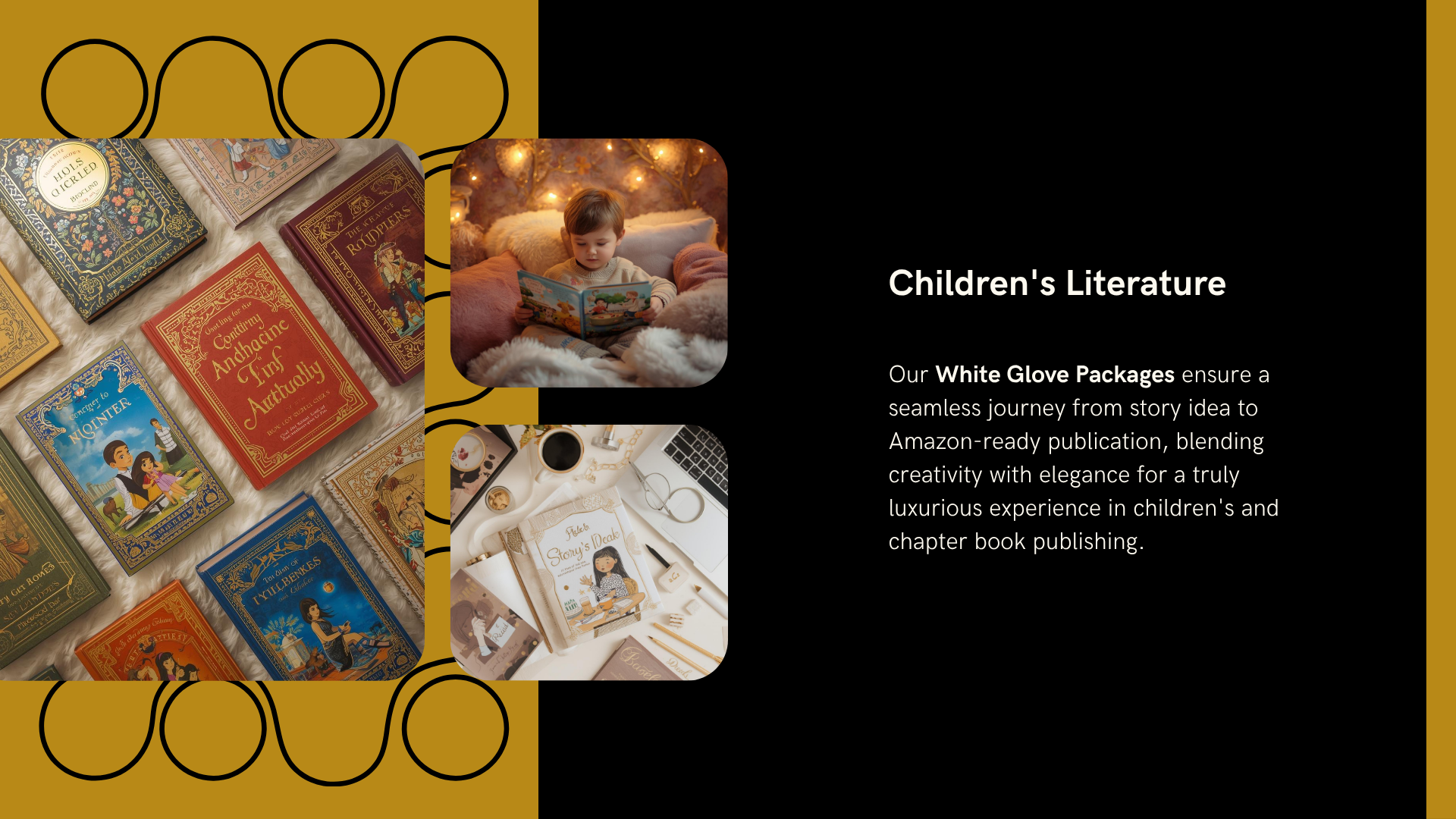 Full Children's Book White Glove Package
