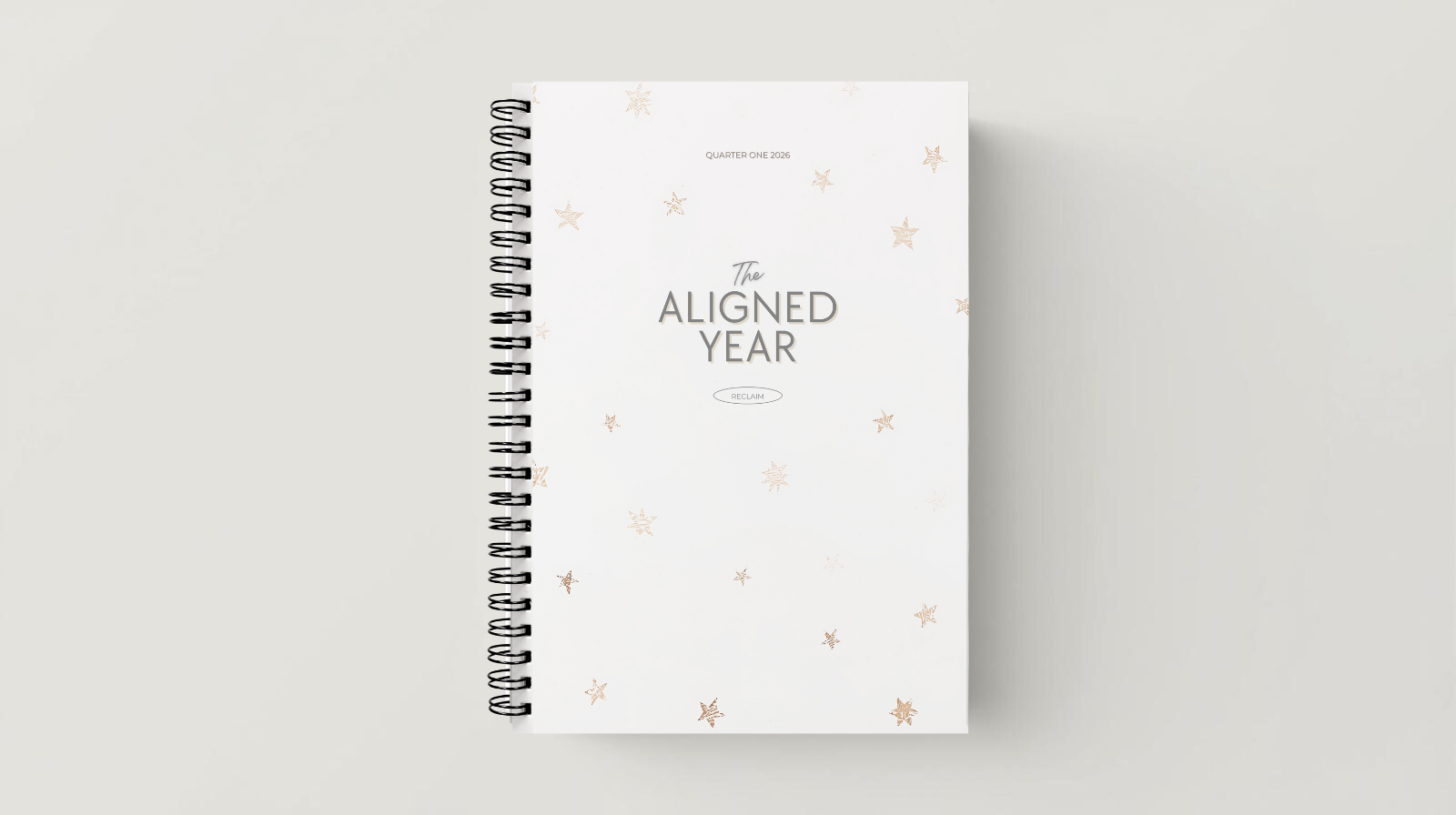 The Aligned Year: Reclaim (Spiral Bound, Off-White)
