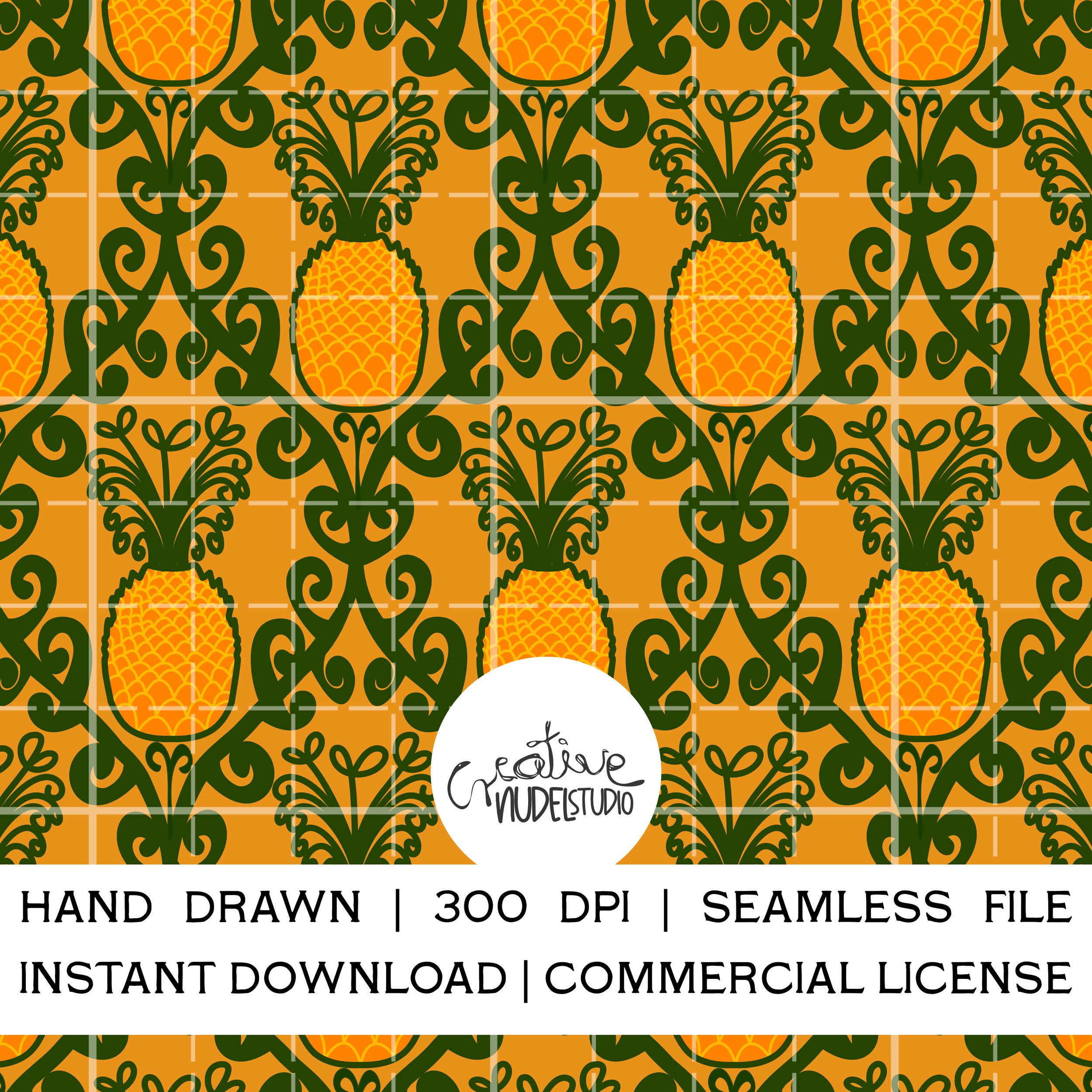 Happy Swirly Pineapple Branded Small Scale.png