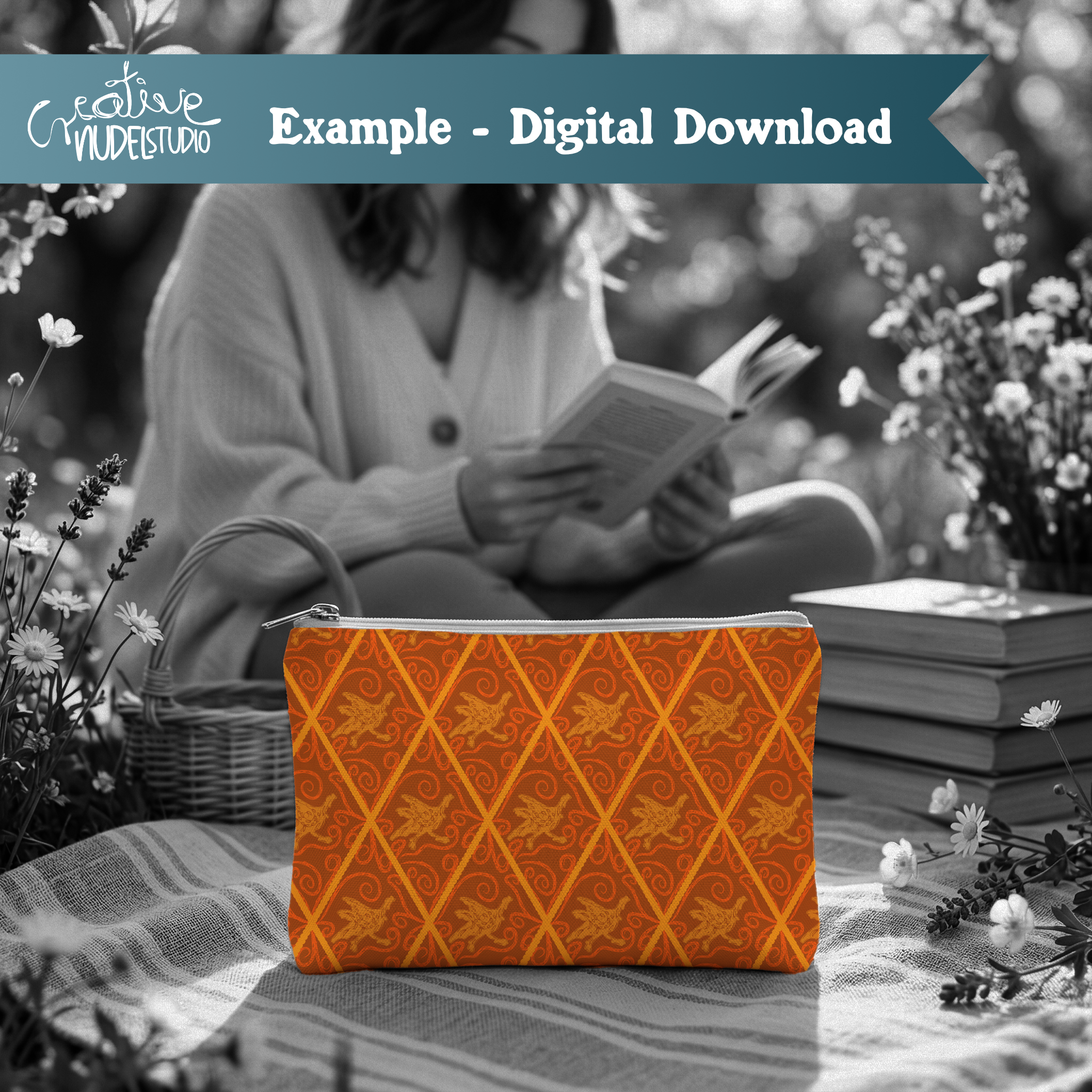 000006 - Picnic Zipper Pouch Orange Turkey.png