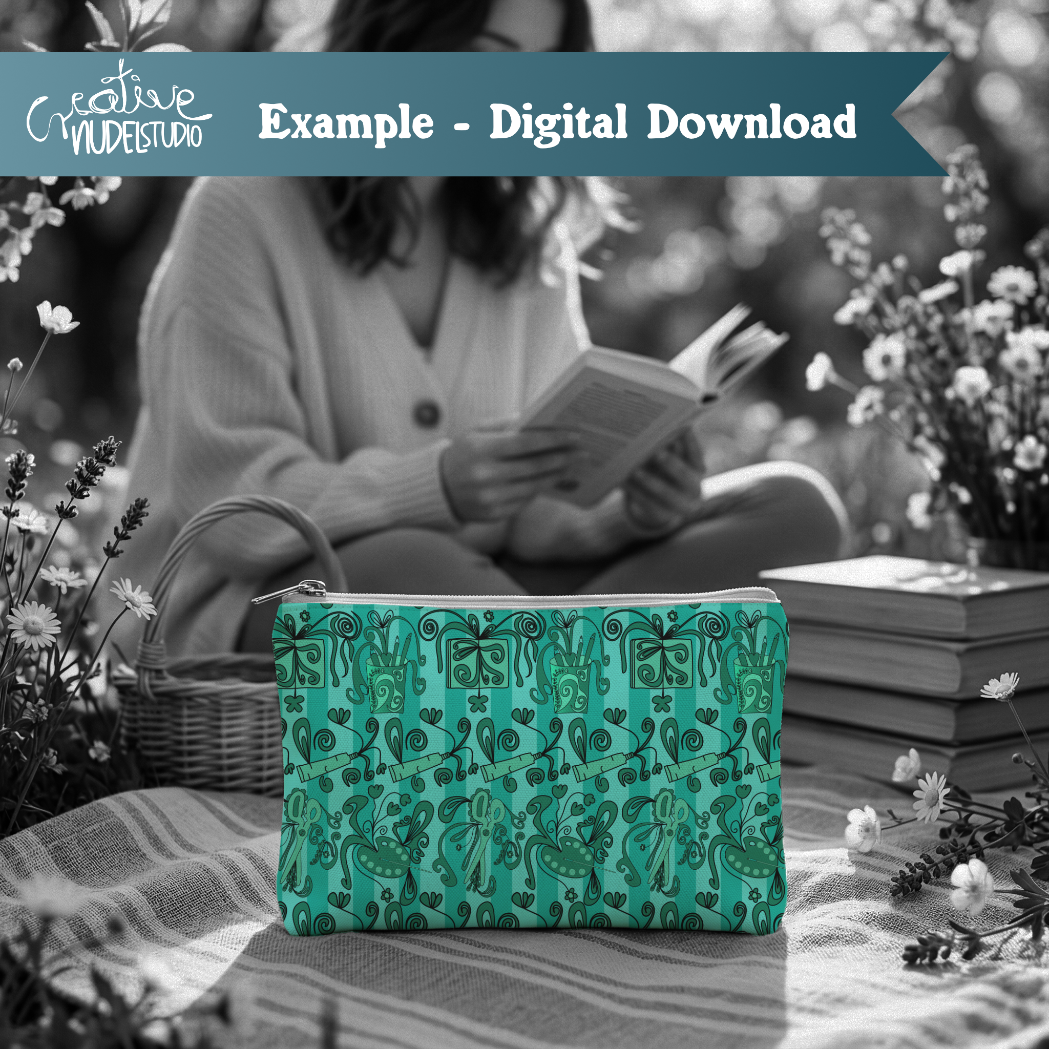 000006 - Picnic Zipper Pouch Botanical School Supplies.png