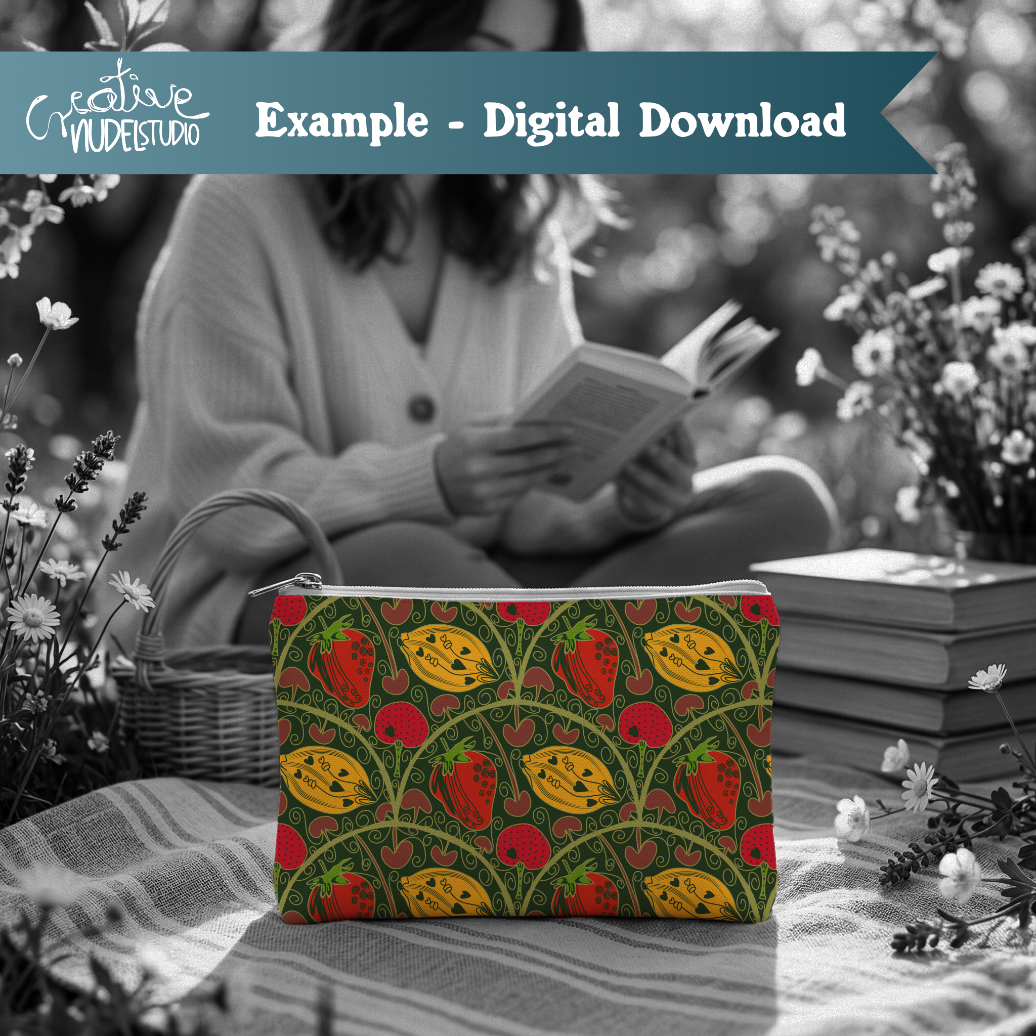 000006 - Picnic Zipper Pouch Fresh Scalloped Fruit.png