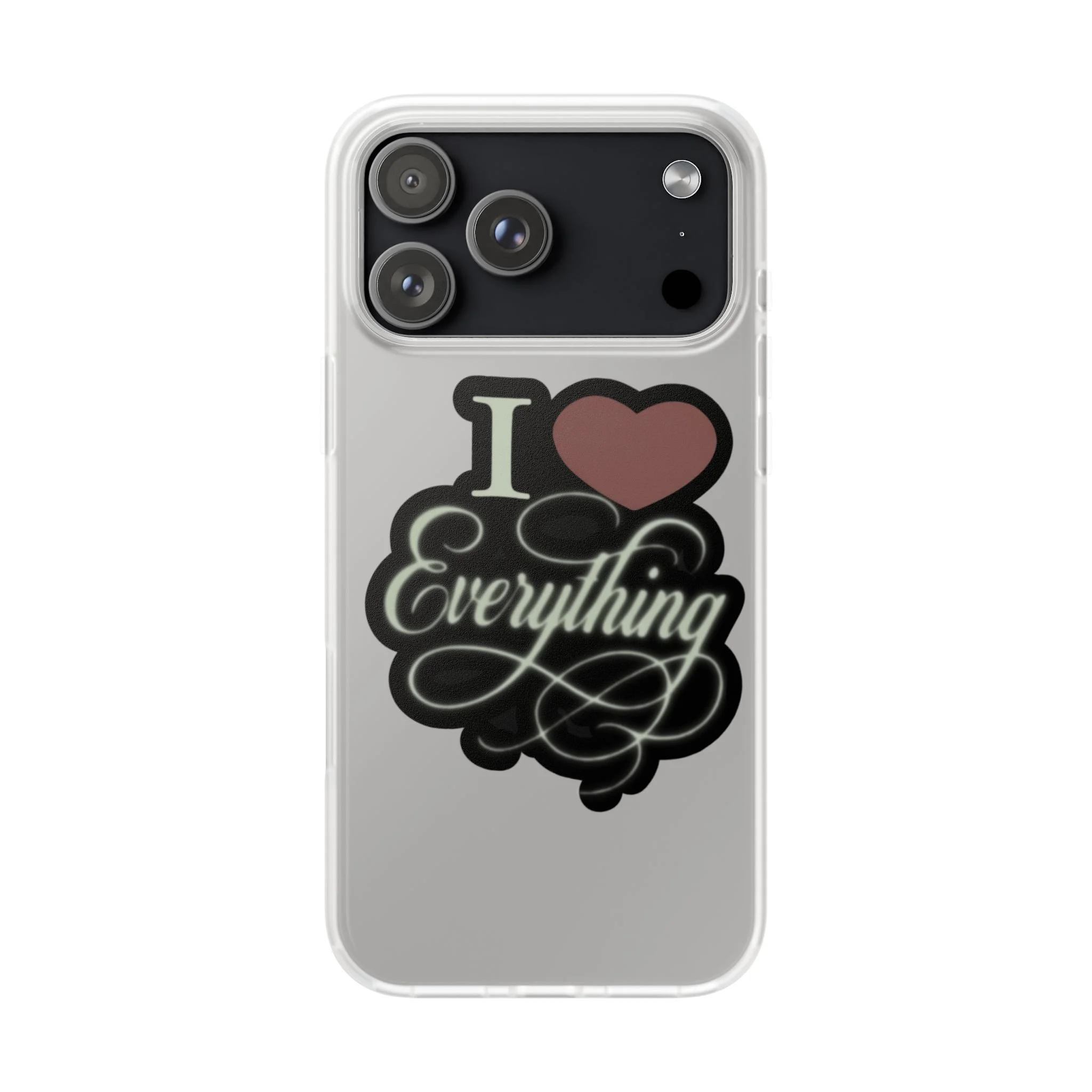 Everything Black Phone Case