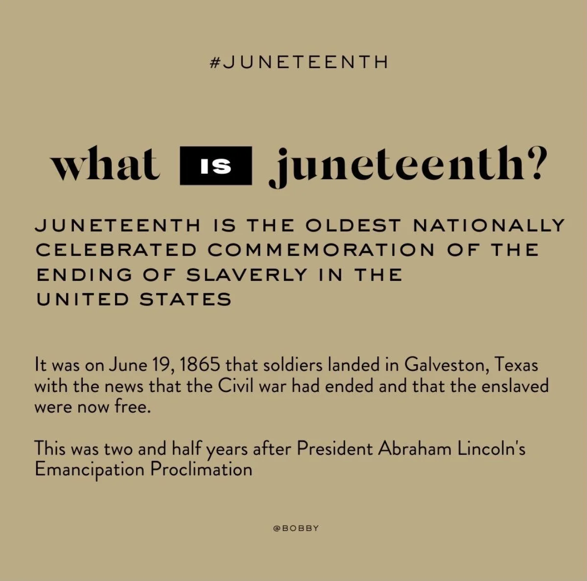 Happy Juneteenth my BEAUTIFUL Brothas + Sistas!