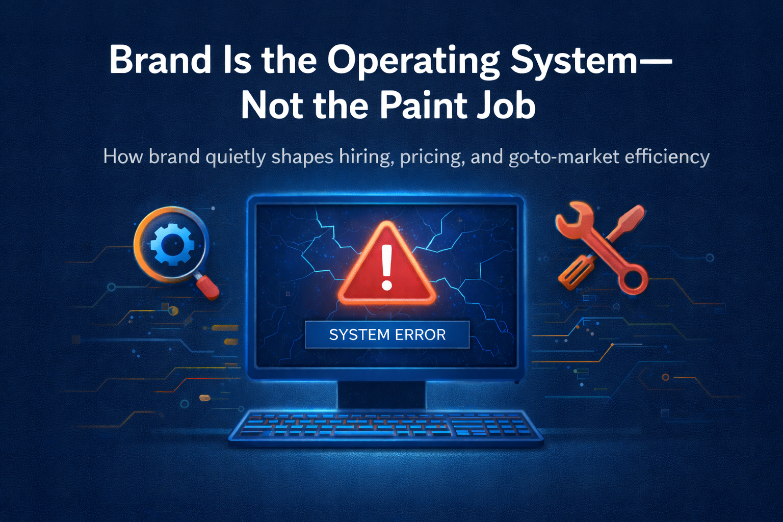 Brand is the operating system—not the paint job.
