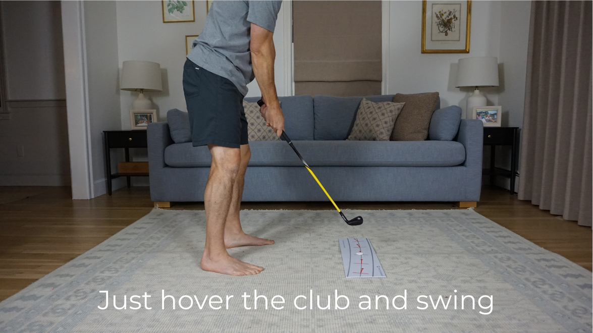 Just hover the club and swing.png