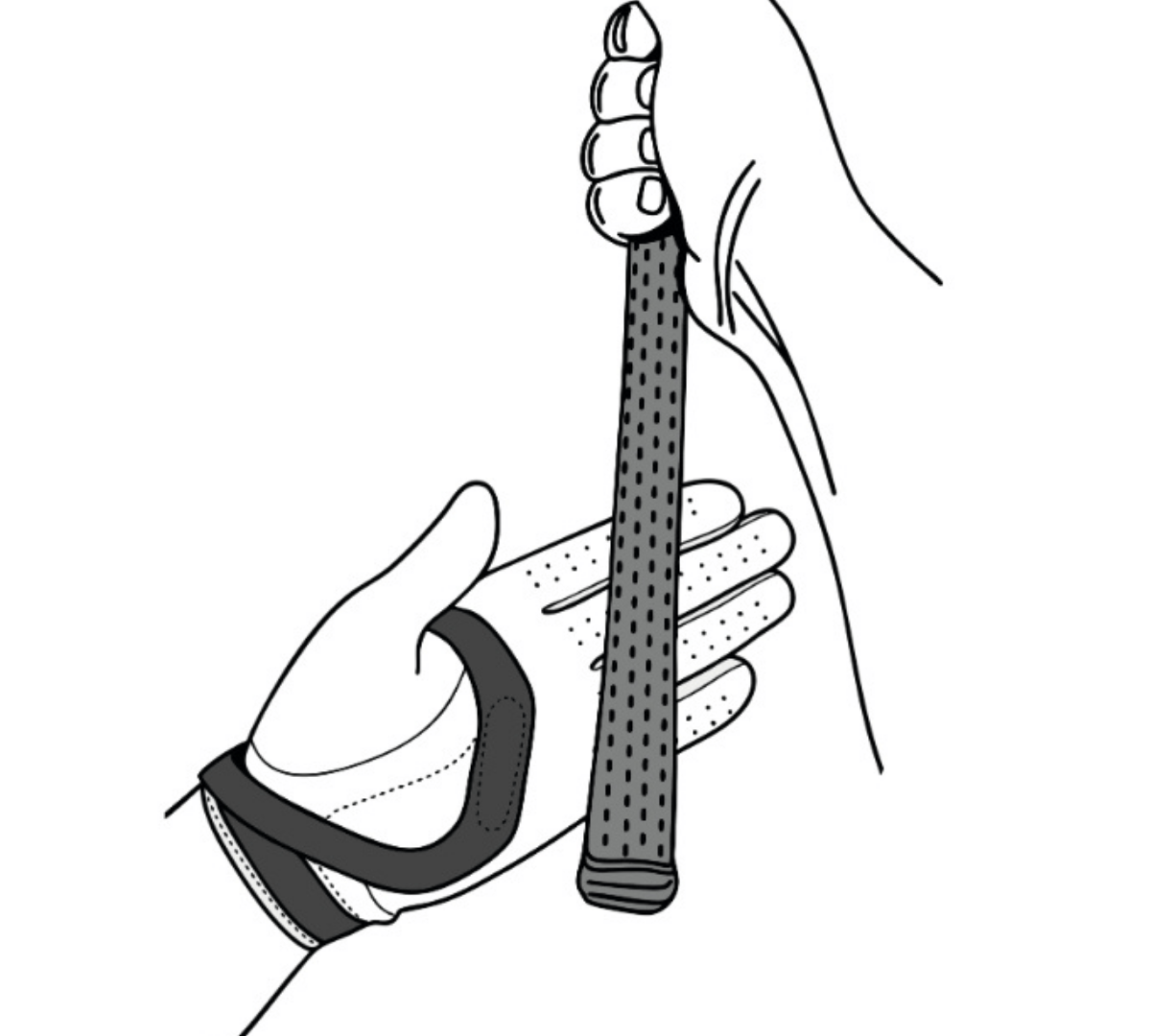 Practice Glove Step by Step Guide – Hand Wrap: Step 1