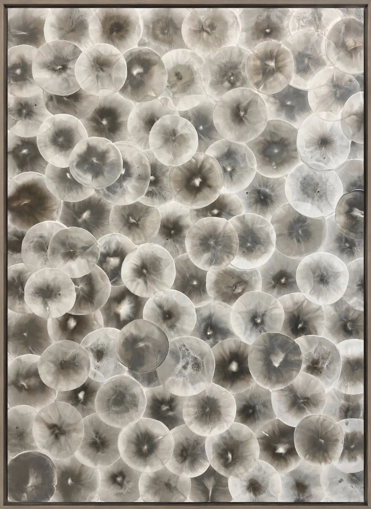  Orb Collected
  Encaustic on Panel in custom satined floater frame, 36"x48", $4,275  INQUIRE 