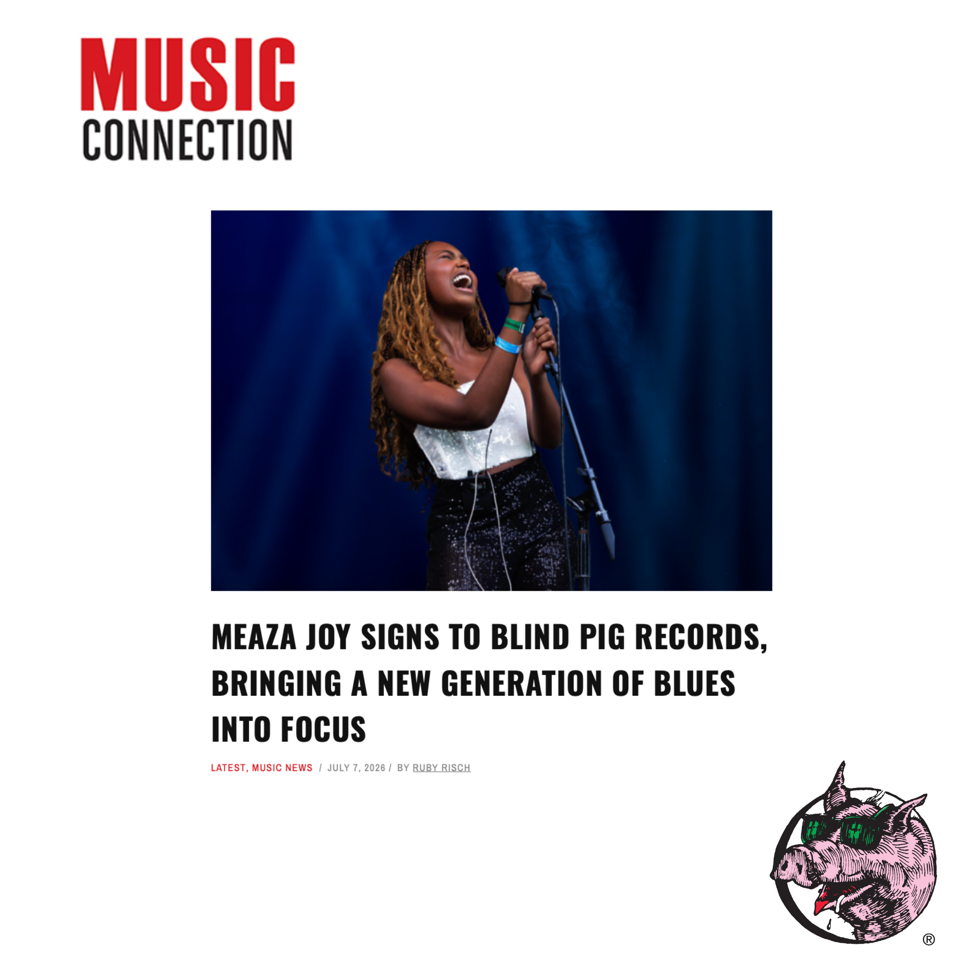 Music News from Music Connection -- click for article.