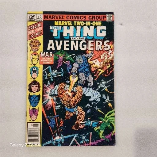 Marvel Two-in-One Vol 1 #75b "By Blastaar-Betrayed!" Double-Sized Issue VF-NM