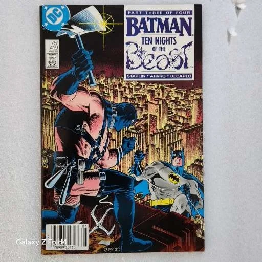 Batman Vol 1 #419b - Ten Nights of the Beast, Part 3 - NM-MT