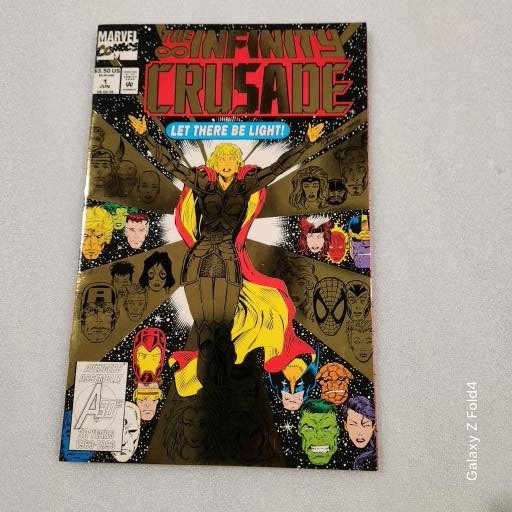 Infinity Crusade #1a 'Epiphany' Giant Size Gold Foil Cover NM-MT