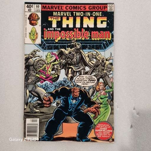 Marvel Two-in-One Vol 1 #60b - First Appearance of Impossible Woman VF-NM
