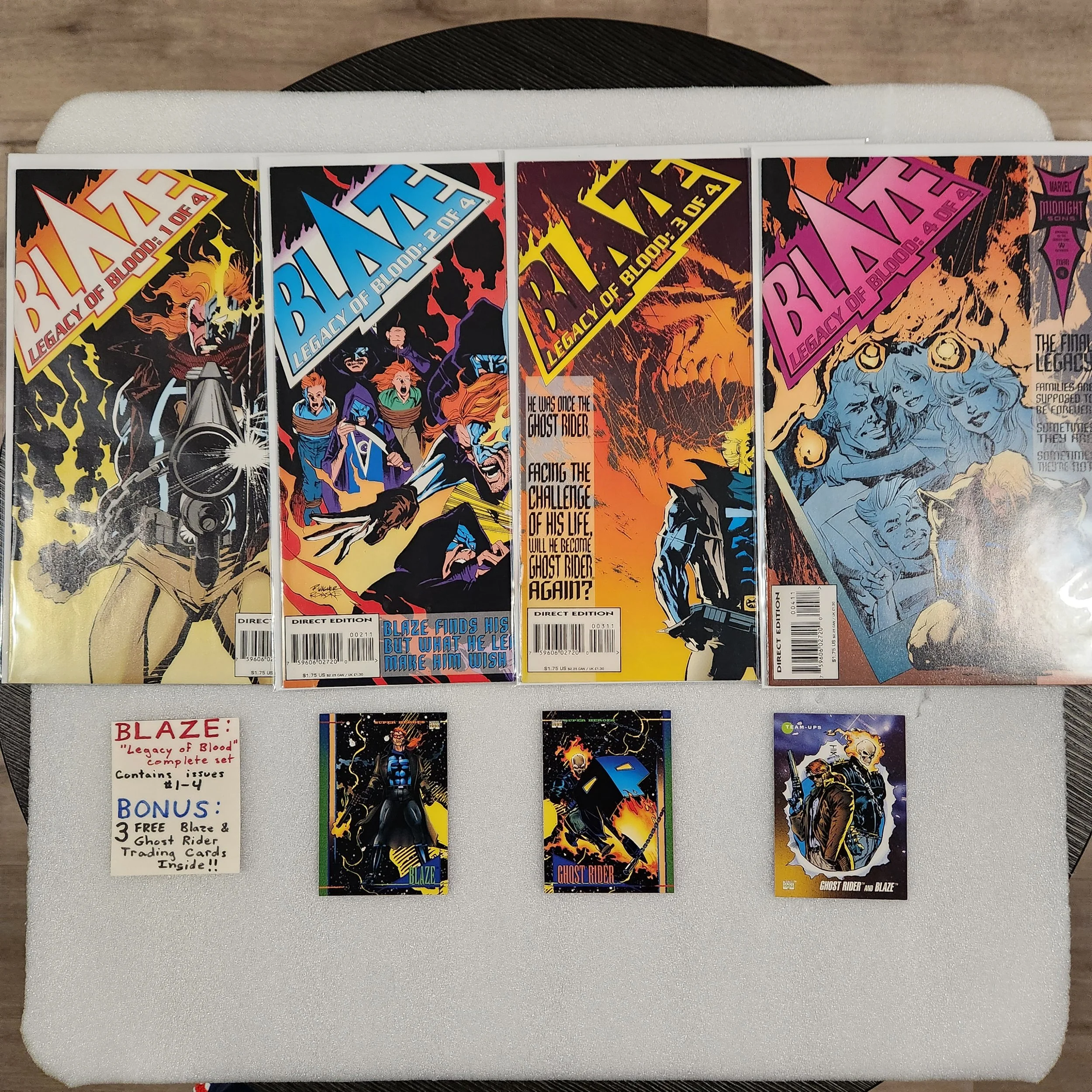 Midnight Sons: Blaze Legacy Collection (Books 1-4 +3 Bonus Trading Cards)