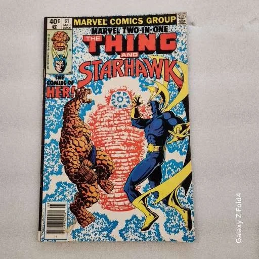 Marvel Two-in-One Vol 1 #61b - The Coming of Her! FN-VF