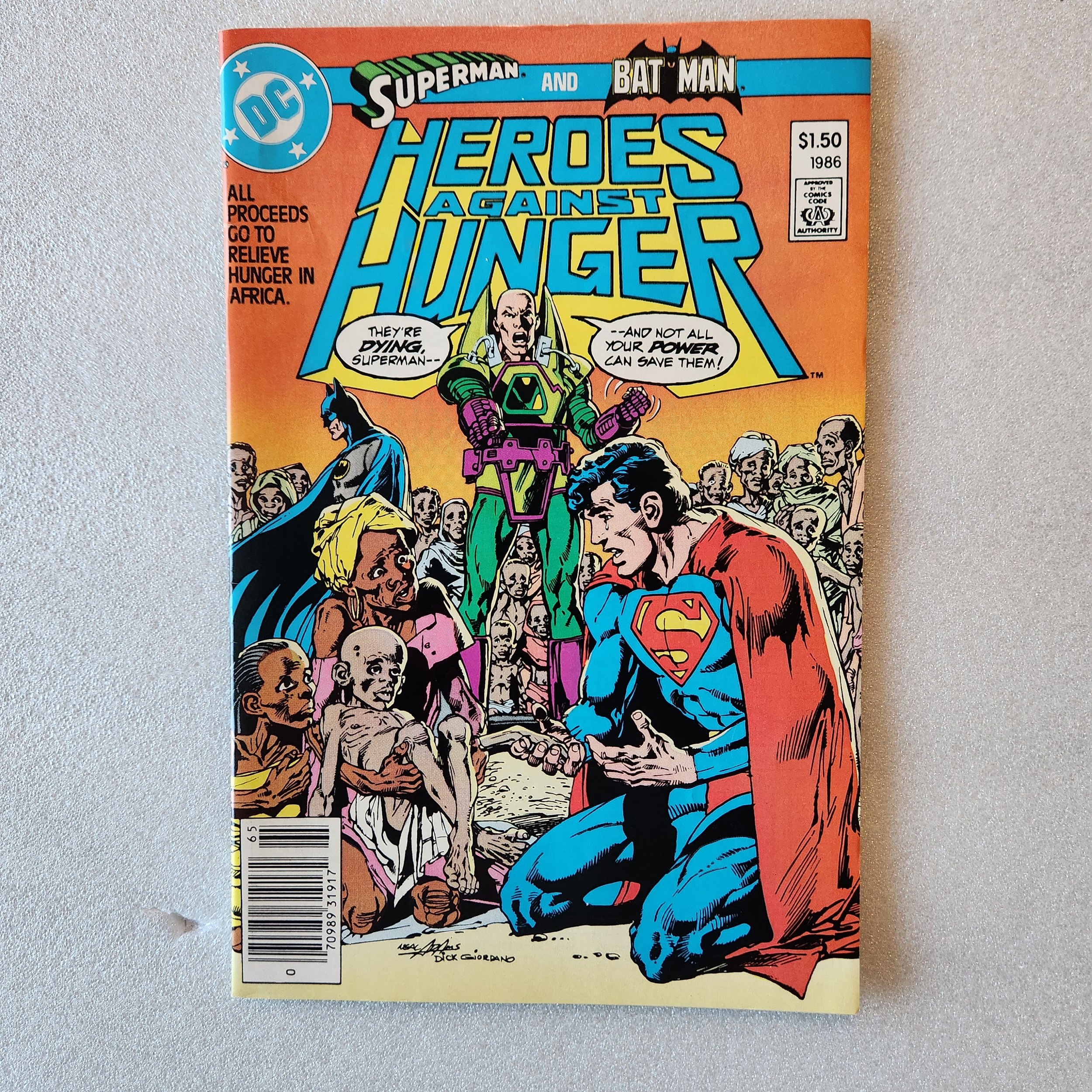 DC Comics: Heroes Against Hunger Collectible Comic Book