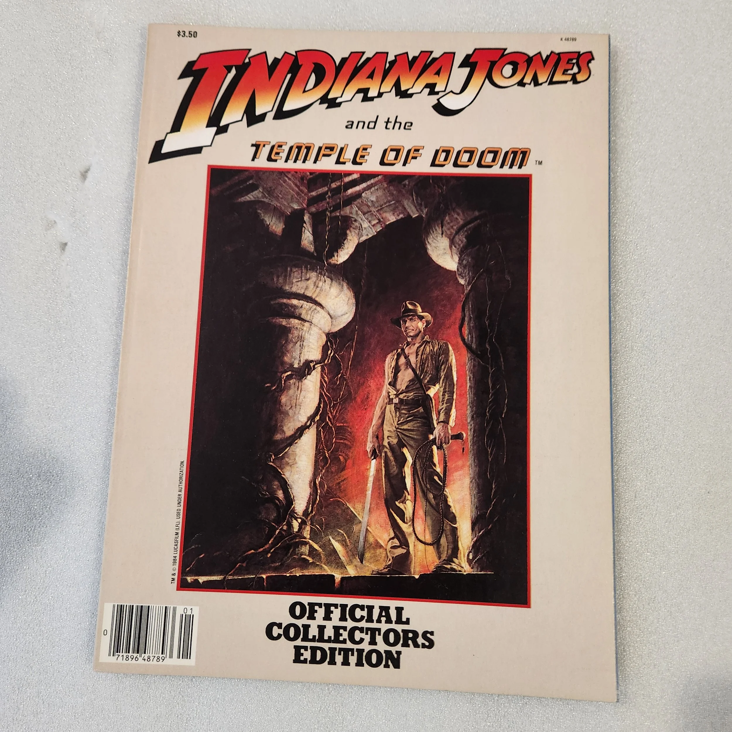 Marvel Graphic Novel: Indiana Jones and the Temple of Doom - Official Collector's Edition (NM-MT)
