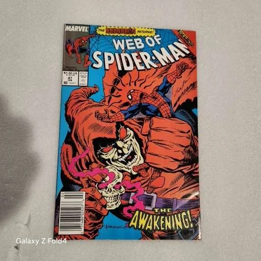 Web of Spider-Man Vol 1 #47b - 'Inferno-The Face In The Mirror' F-VF