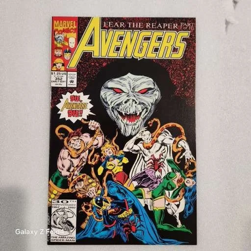 Avengers Vol 1 #352a "Fear the Reaper, Part 1 - Son of Darkness" VF-NM