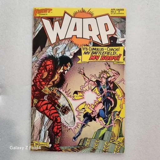 Warp #2 "My Battlefield, My Body" Rare VF-NM Comic