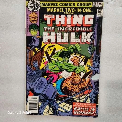 Marvel Two-in-One Vol 1 #46b "Battle in Burbank!" Bronze Age VF-NM