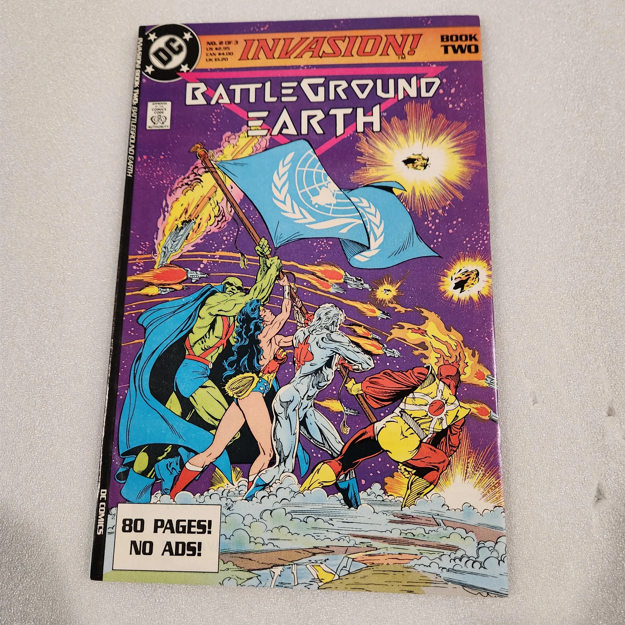 Invasion! Book 2 of 3 - Battleground Earth DC Comics (NM-MT) Direct Edition