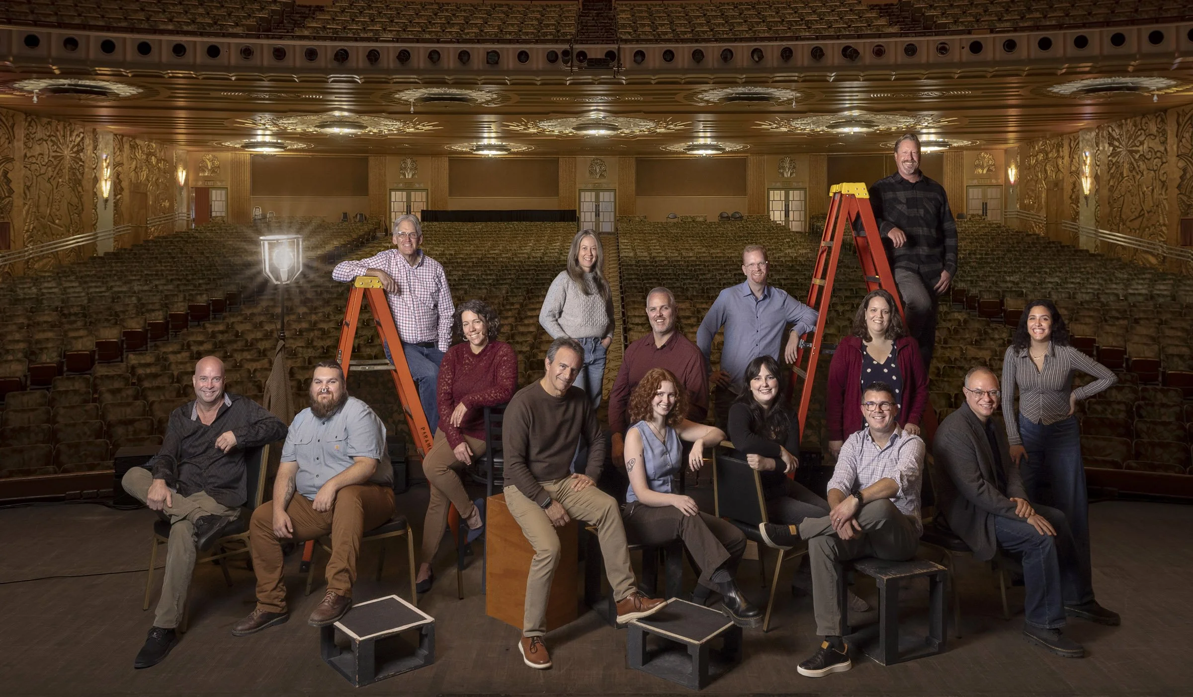 The Shalleck Collaborative team on stage.
