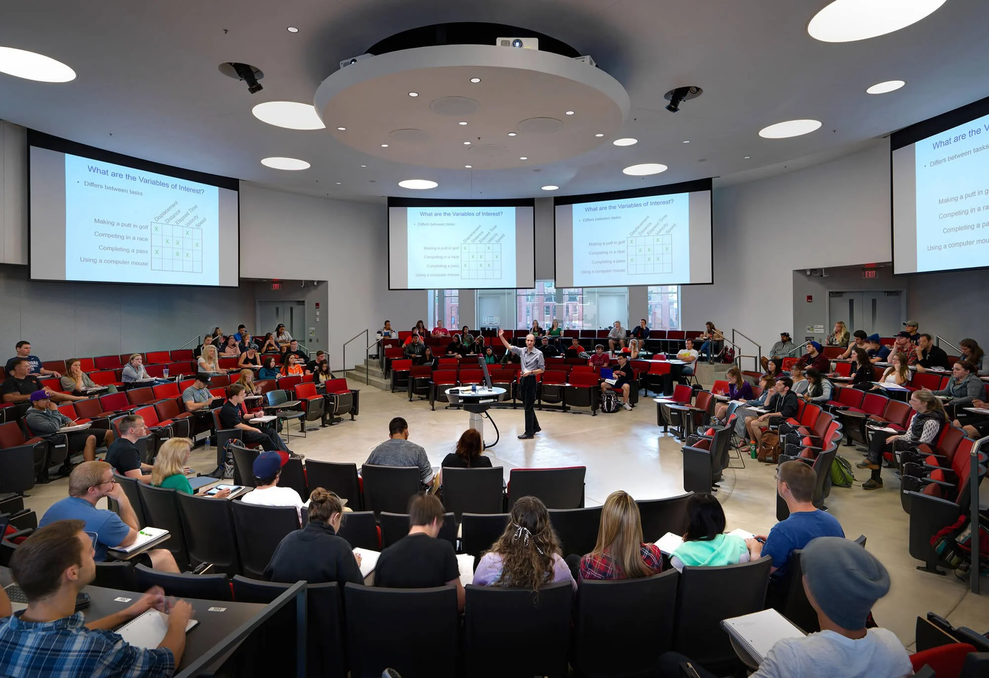 Theater consulting for  Learning Innovation Center (LINC) at Oregon State University lecture halls and classrooms