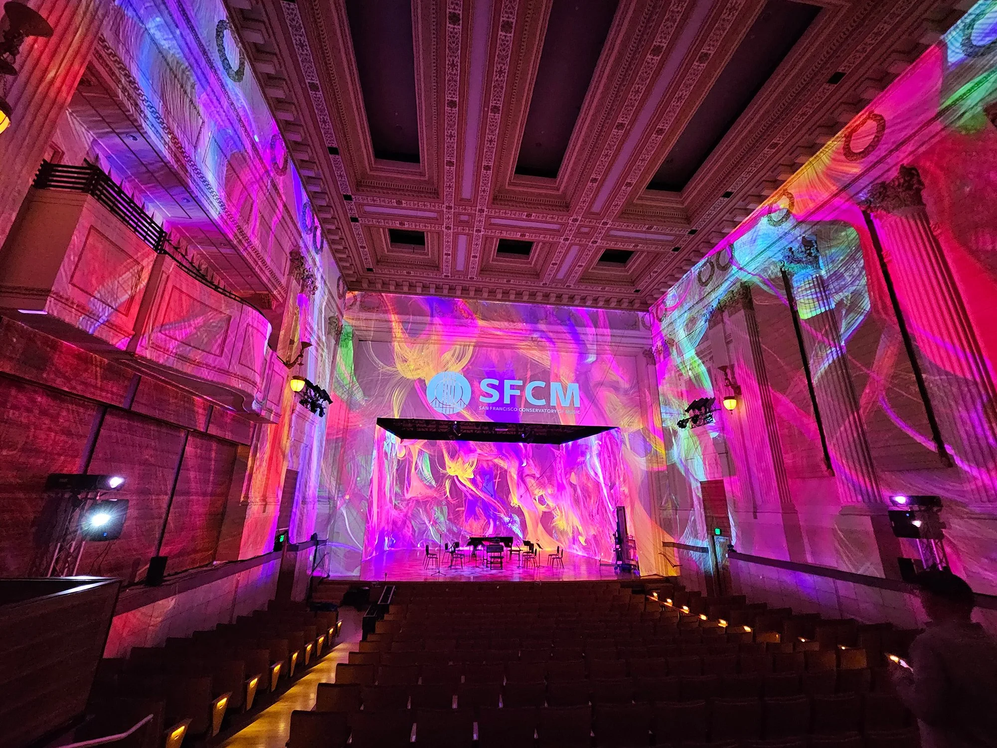 Theatre & AV Consulting for the Caroline H. Hume Concert Hall at the San Francisco Conservatory of Music.