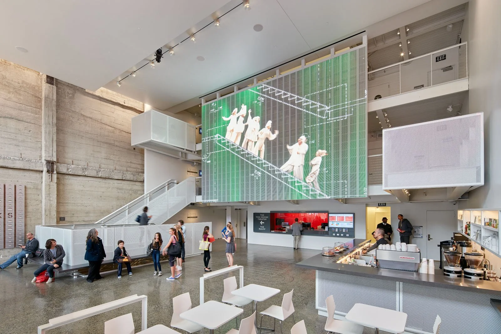 Theater and AV consulting for adaptation of The Strand Theater, American Conservatory Theater lobby