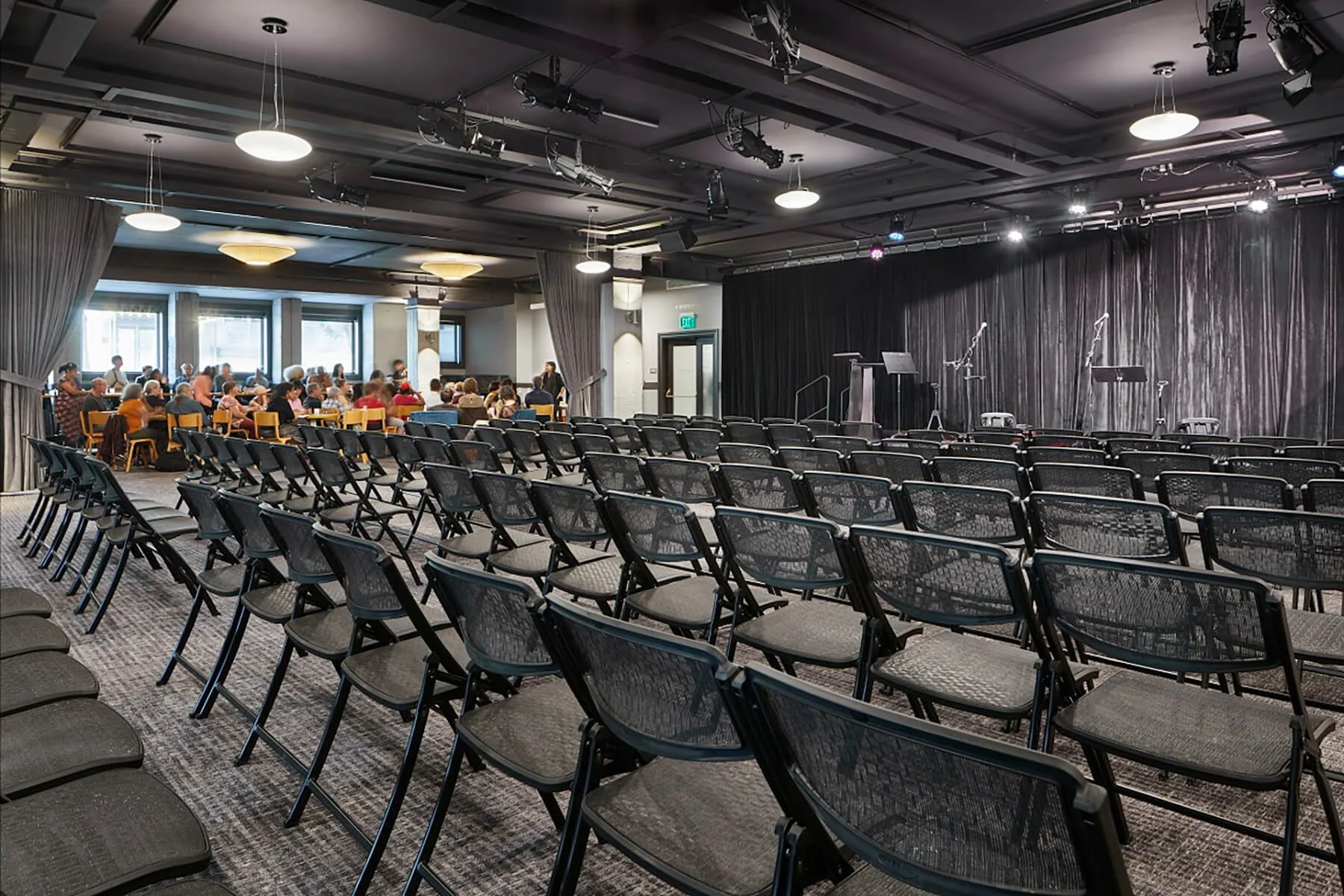 Theater consulting for adaptable civic space at Town Hall Seattle