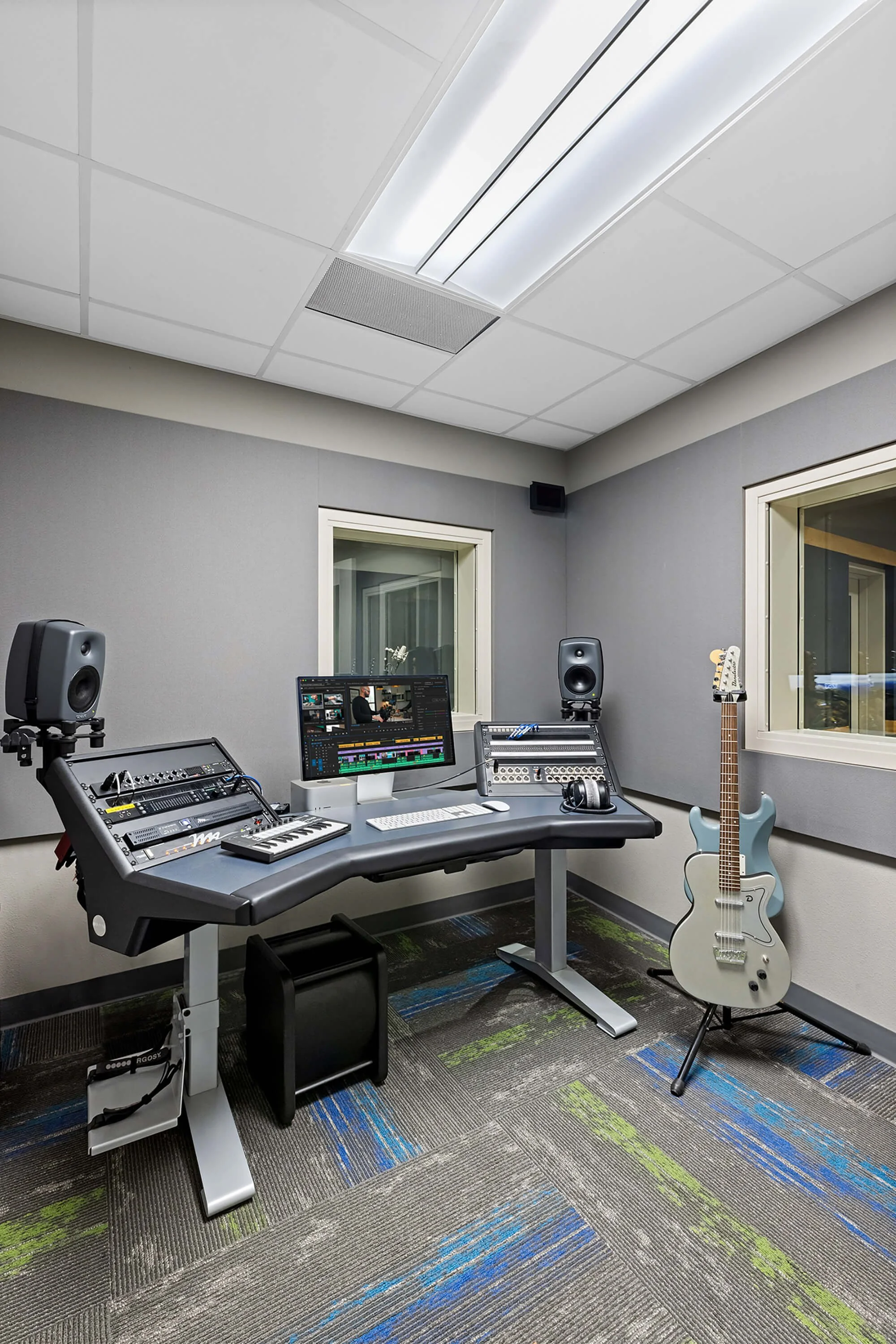audio recording suite for Clovis Community College Applied Technology Building