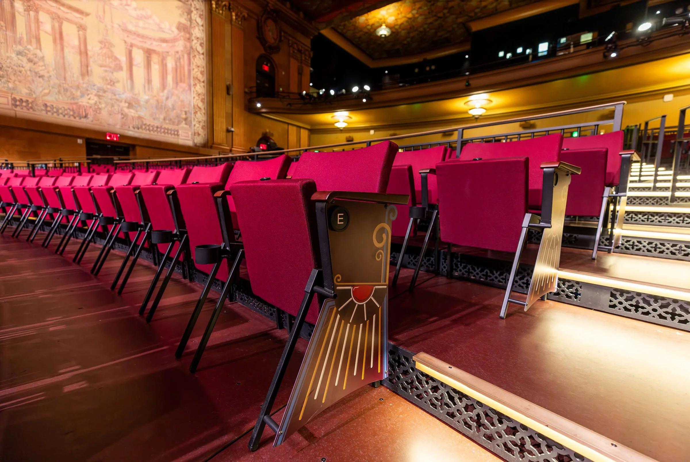 Flexible audience seating configuration at the renovated Castro Theatre