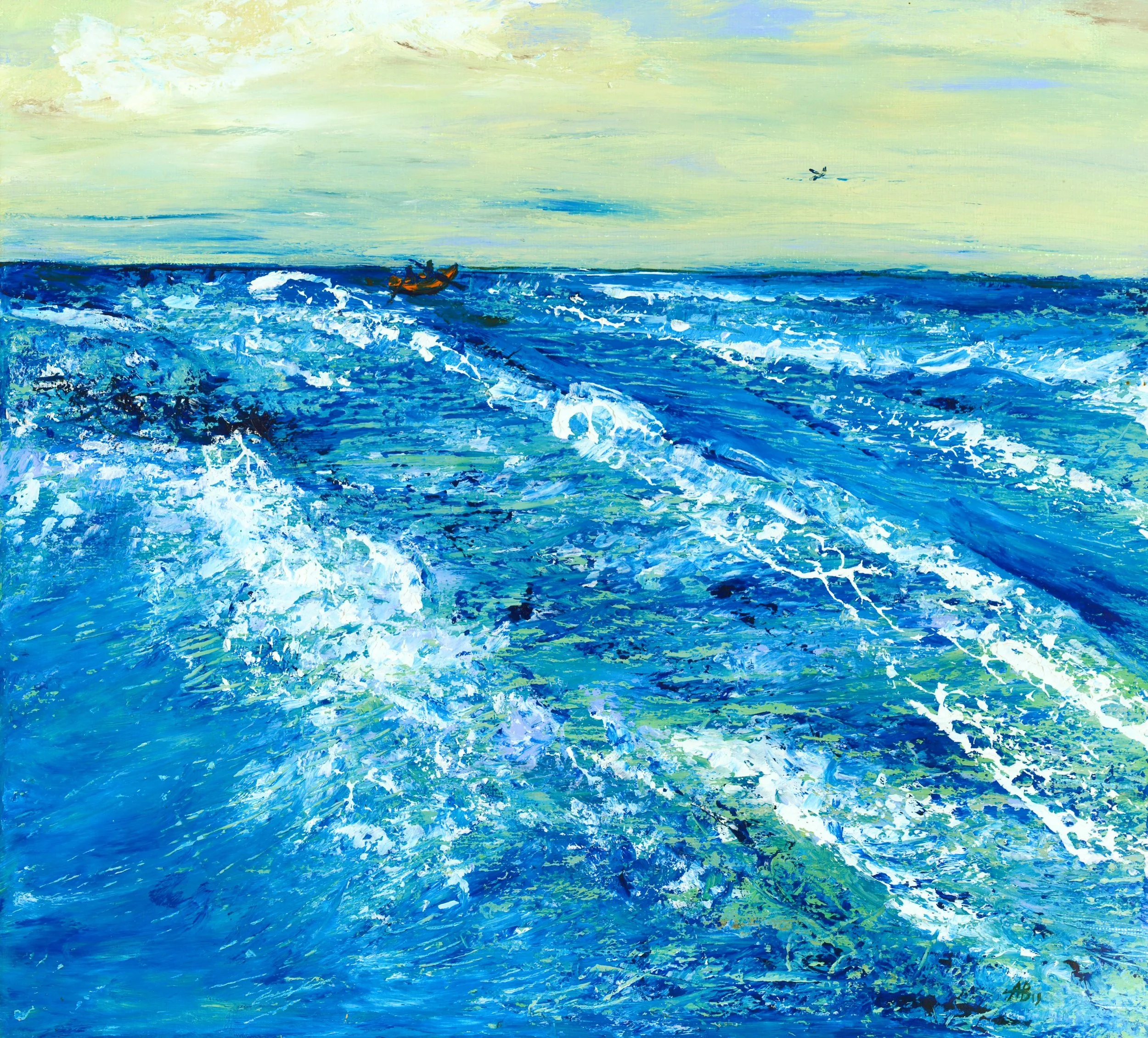 Stationary Art Print Club 'Ocean Breezes: Quiet Moments'