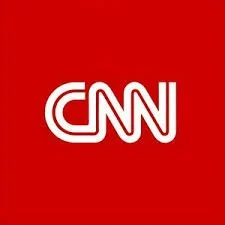 CNN logo on a red background