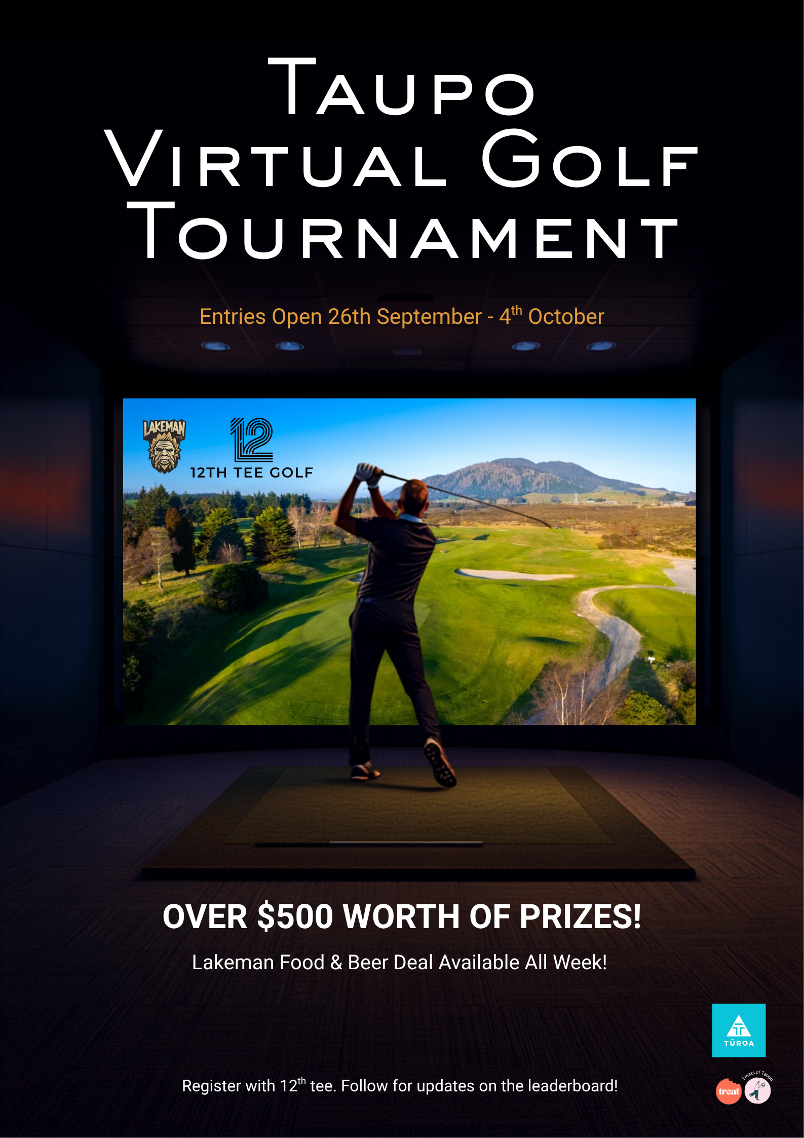 Indoor Golf Tournament - Lakeman x 12th Tee