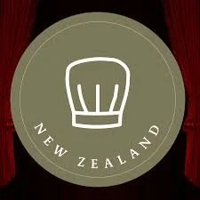 Logo with a chef's hat and the text 'New Zealand'