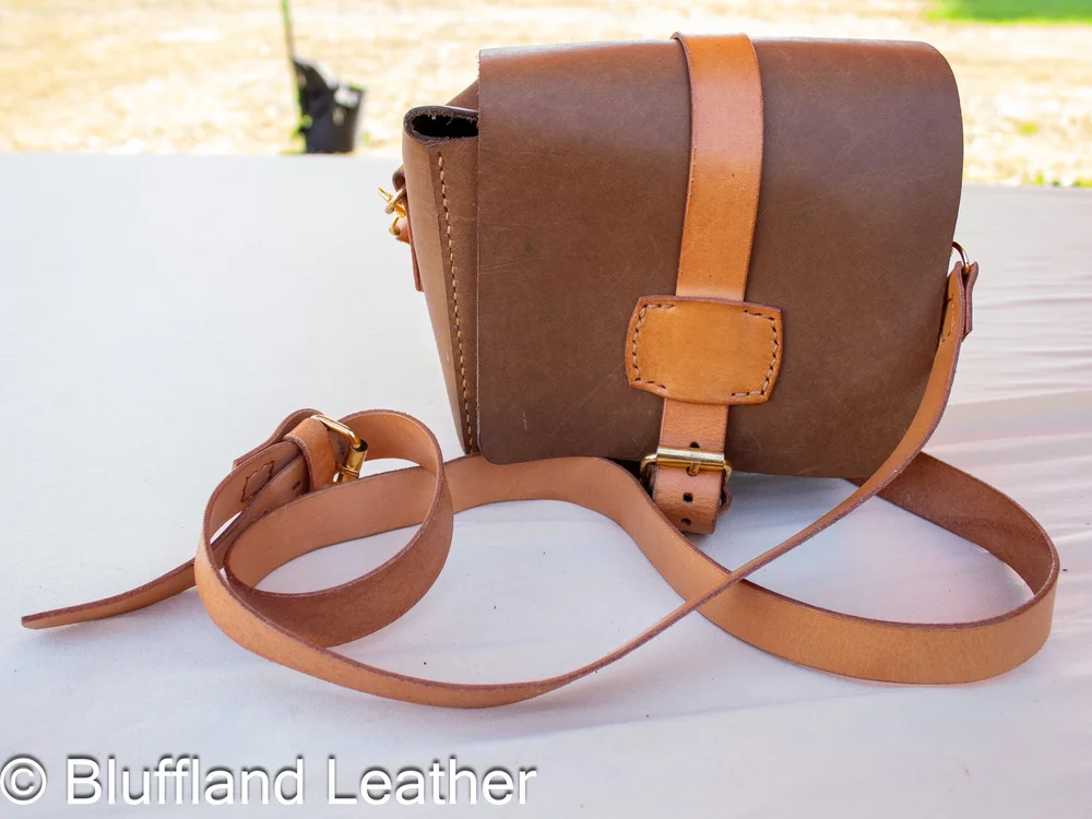 Handmade Leather Beatrice Mini Bag Tan, Leather Purse Handbag, Hand Stitched, Gift for Her