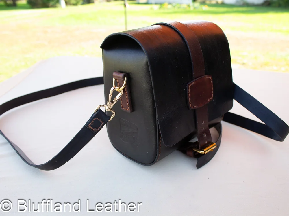 Handmade Leather Beatrice Mini Bag Black, Leather Purse Handbag, Hand Stitched, Gift for Her