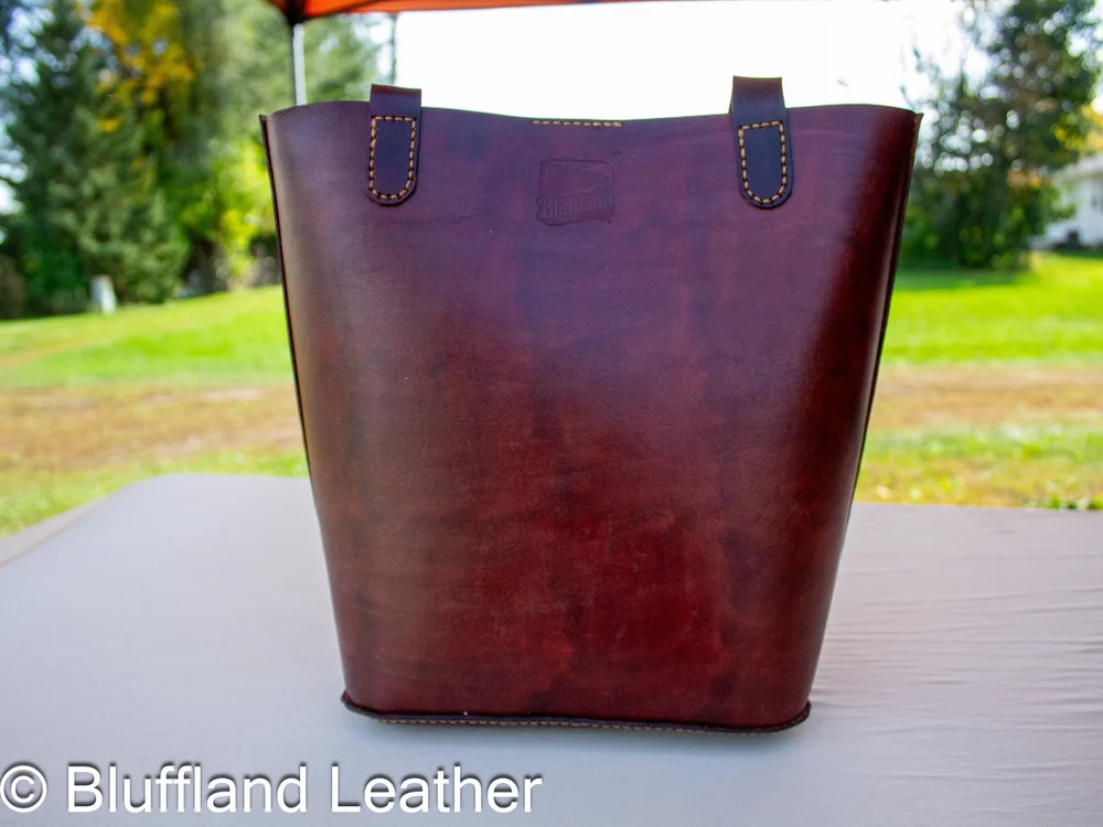 Handmade Leather Leather Tote Light Brown, Leather Handbag, Hand Stitched, Gift for Her