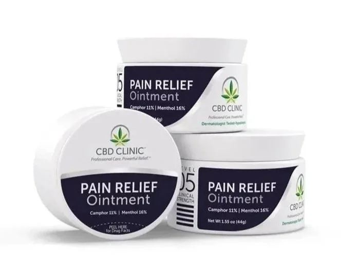Clinic Level 5 CBD Salve (One Travel size - 44g Jar)