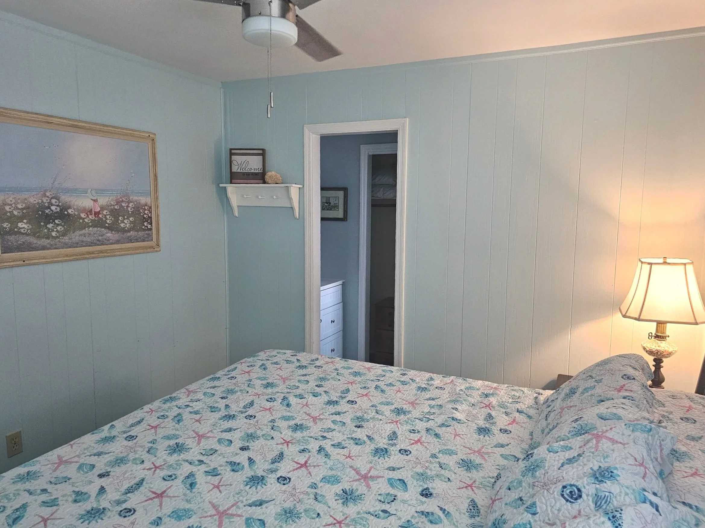 Guest-ready bedroom in North Carolina home