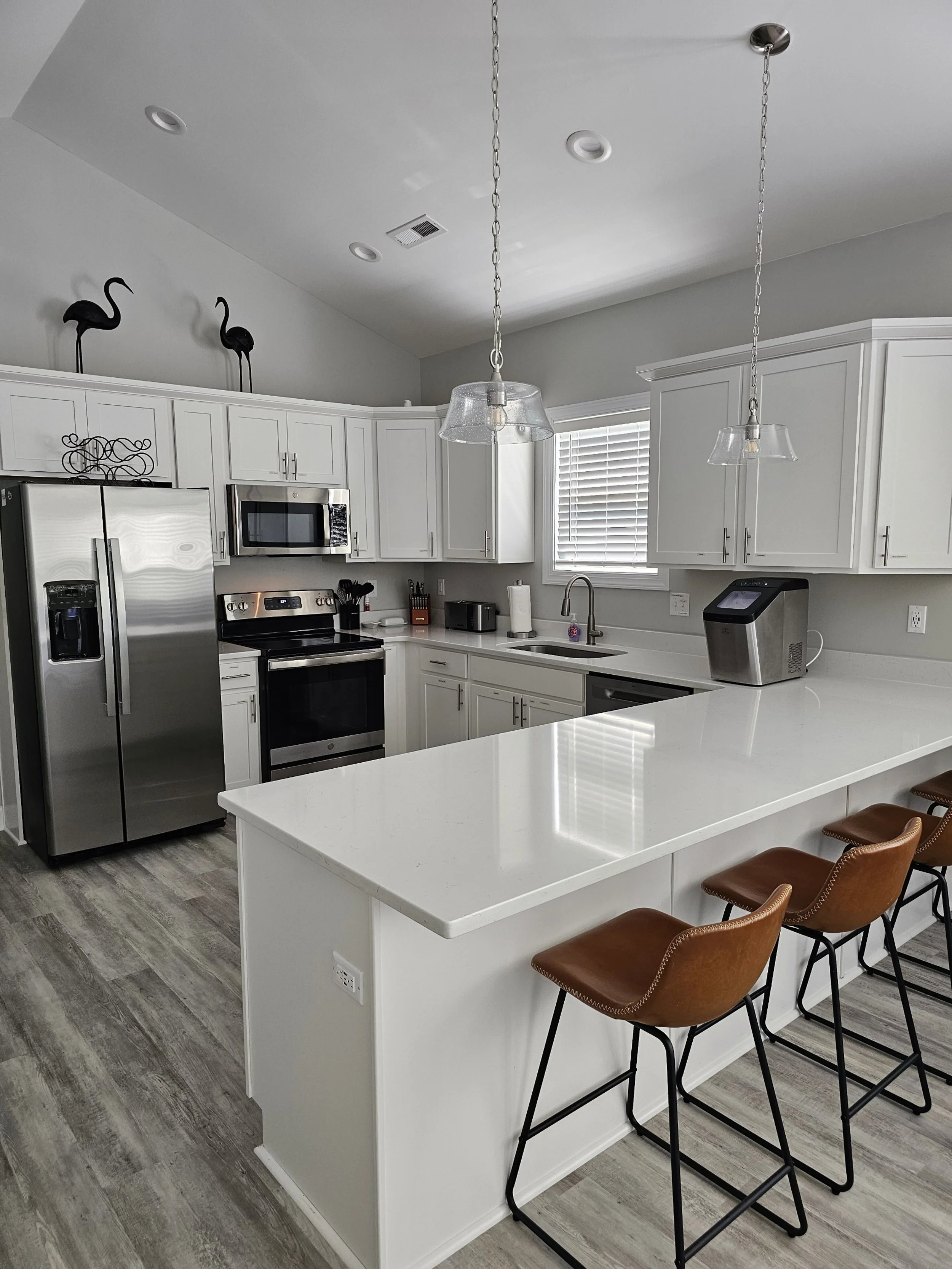 Shining kitchen after professional cleaning in North Carolina home