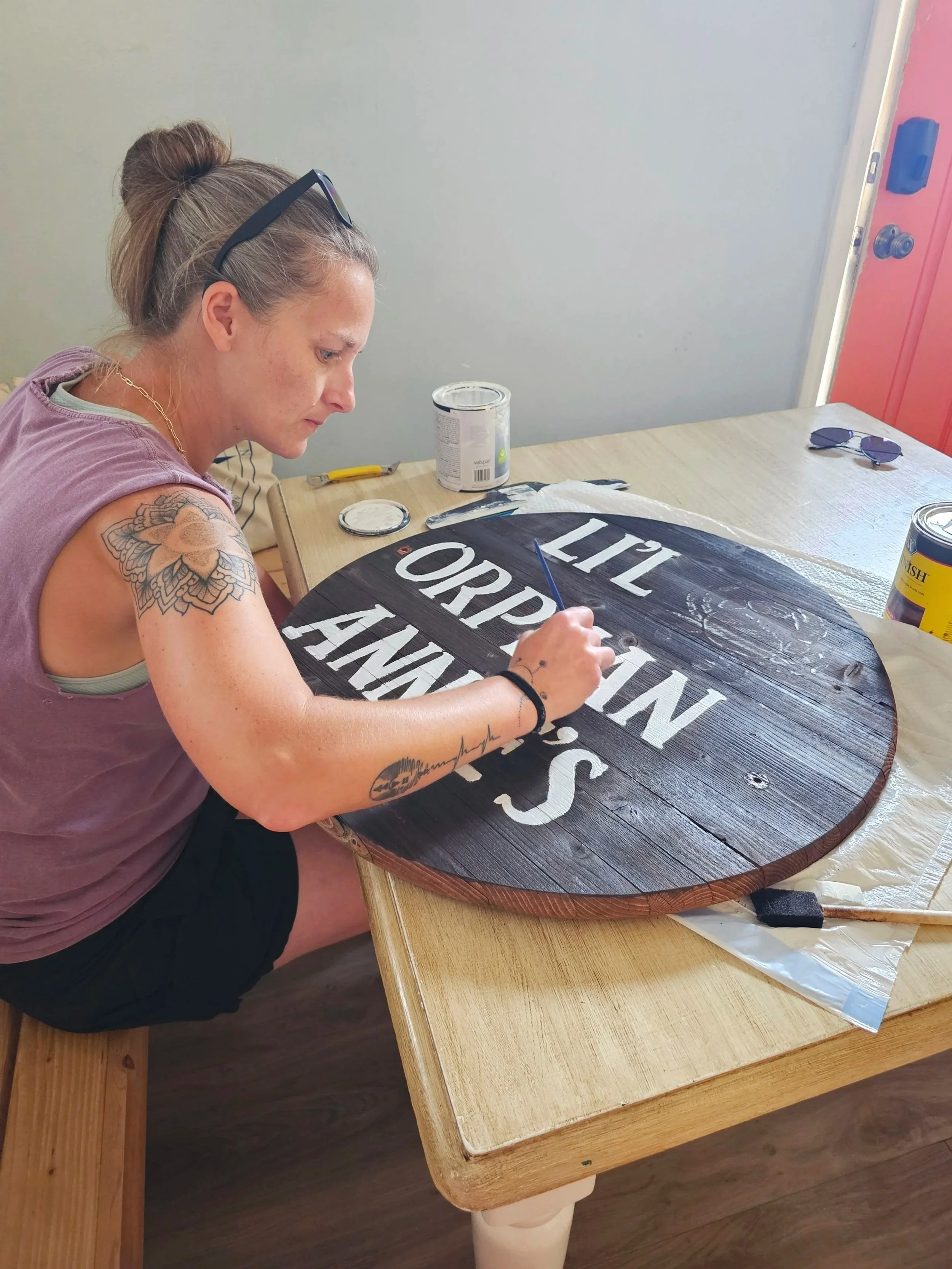 Co-founder of Tidy By Nature providing cosmetic repair at a vacation rental on Topsail Island