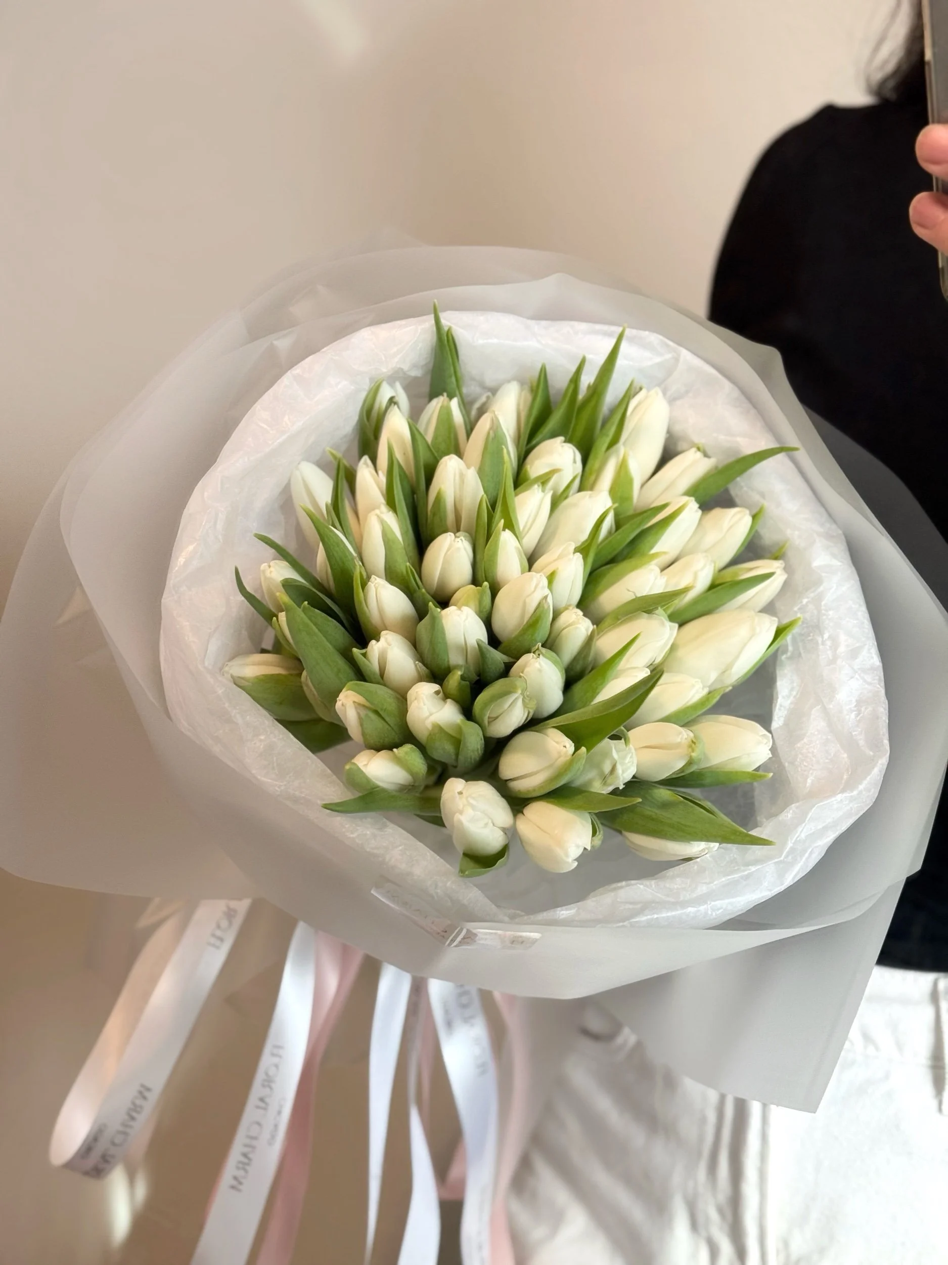 White tulips