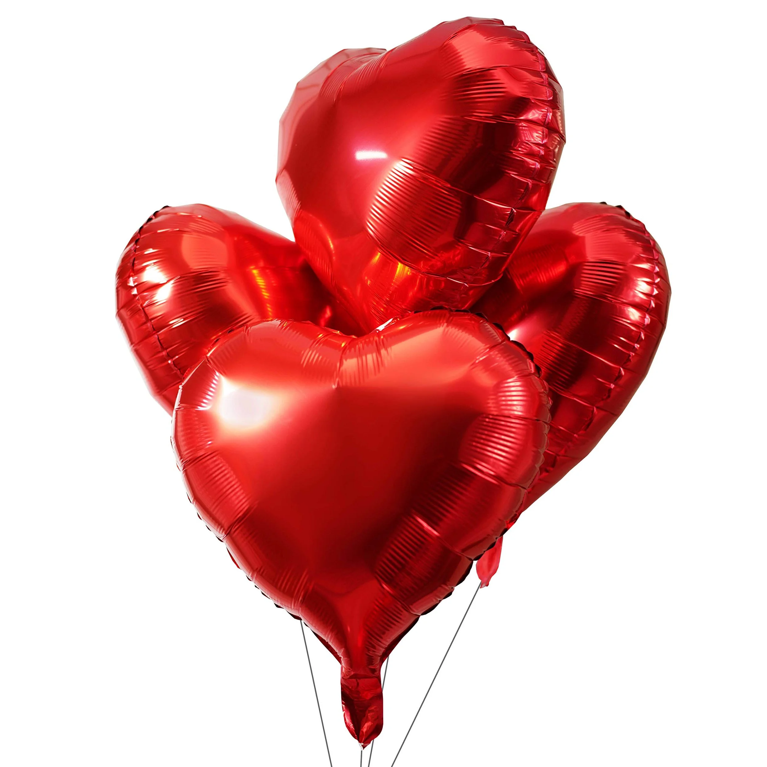 Red Heart Foil Balloon