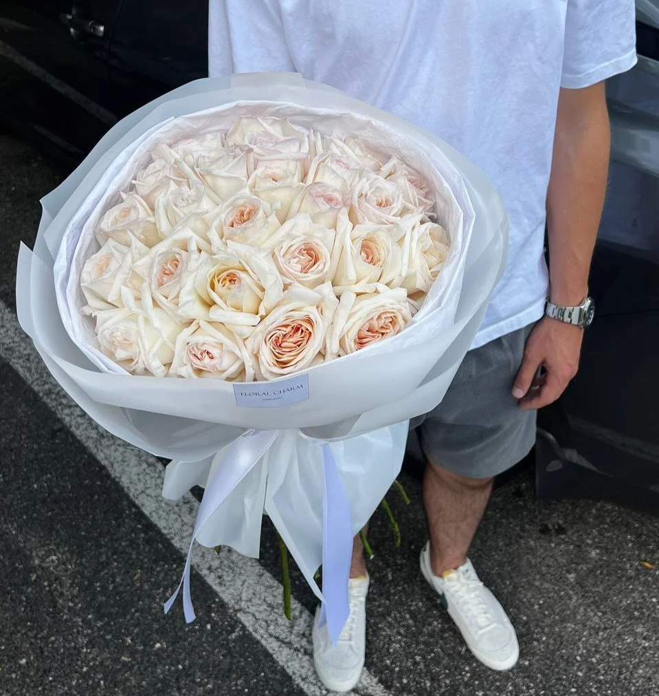 Mono-bouquet "White O'Hara"